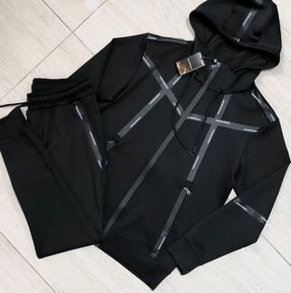 Emporio Armani EA7 спортивный костюм чёрный