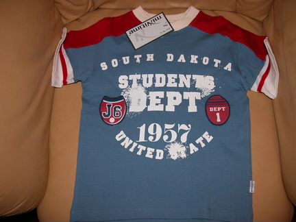 Новая футболка р.110