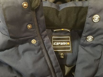 Куртка зимняя горнолыжная iceрeak 176 р. темносиня