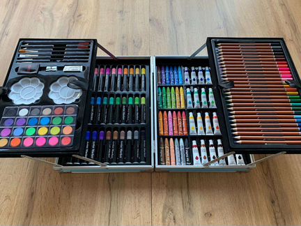 Набор для рисования Чемодан творчества с красками