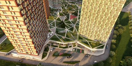 1-к апартаменты, 48.5 м², 21/21 эт.