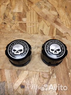 Накладки на переднюю ось Harley Davidson willie g