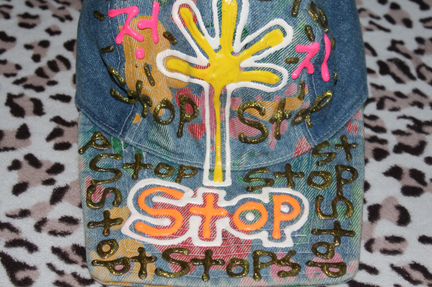 Бейсболка джинсовая hand-made