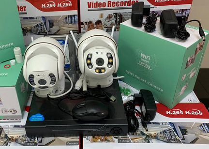 KIT2ipwfmq1080P. Комплект IP Wi-Fi видеонаблюдения