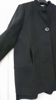 Пальто короткое, куртка - пальто чёрная женская me