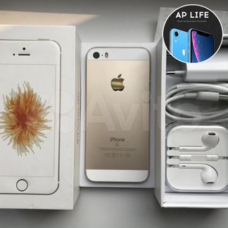 iPhone SE, 64 гб, золотой, гарантия