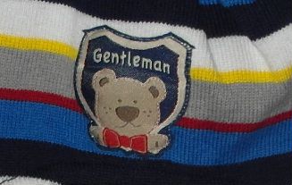 Шапка с завязками, ог 44-46 см