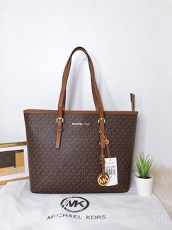 Сумка Michael kors Jet Set коричневая