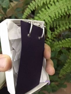 Серьги, Сережки New Rare новые с аметистом и агато