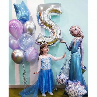 Воздушные шары с гелием Холодное сердце