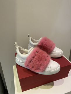Кеды Valentino с мехом оригинал